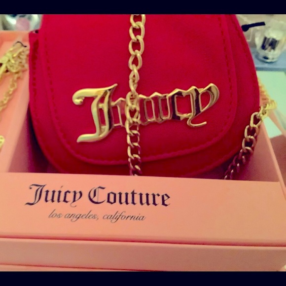 Pretty juicy couture wallet crossbody with matching keychain - Picture 1 of 3